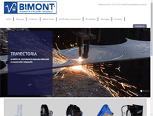 Tablet Screenshot of bimont.com.ar