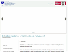 Tablet Screenshot of bimont.net